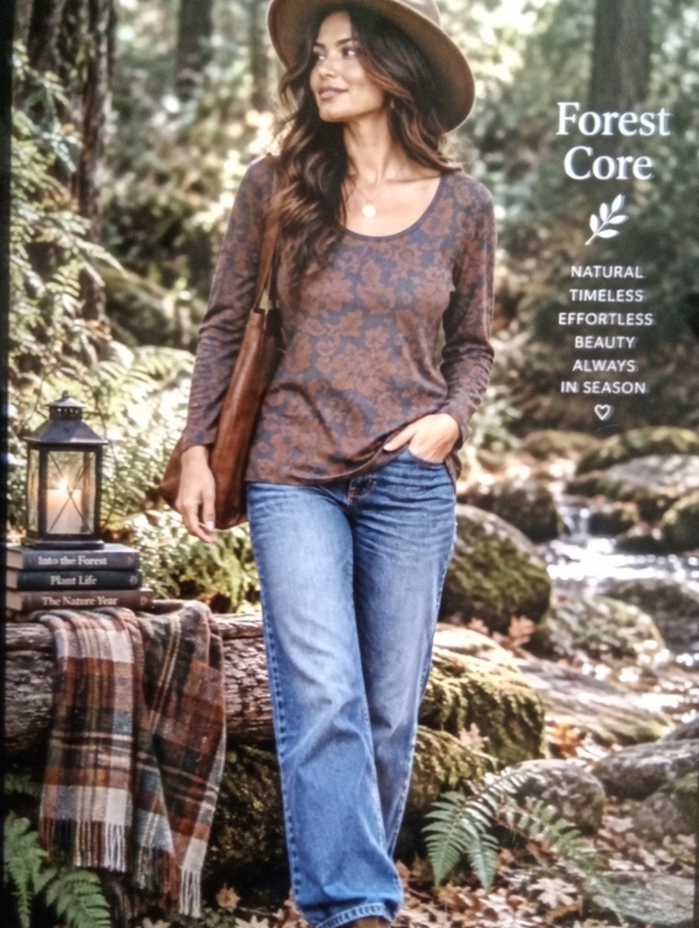 Peruvian Connection Womens Pima Cotton Florak Top Fall Earthy Boho Casual XL - Picture 8 of 12